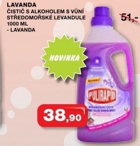 Cistic lavanda pulirapid
