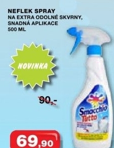 Odstranovac skvrn ve spreji neflek madel