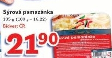 Pomazanka syrova pikantni varmuza