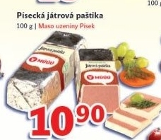 Pastika jatrova pisecka maso uzeniny pisek