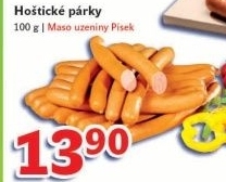Parky hosticke maso uzeniny pisek
