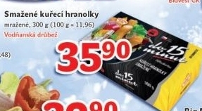 Hranolky kureci obalovane vodnanske kure