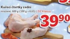 Ctvrtky kureci zadni dz klatovy