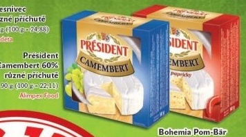 Syr camembert president