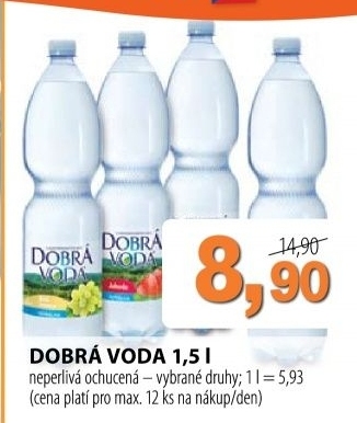 Voda ochucena dobra voda