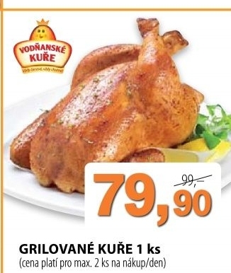 Kure grilovane vodnanske kure