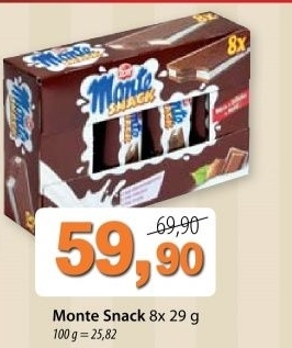 Dezert monte snack zott