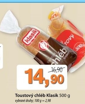 Chleb toustovy coop klasik