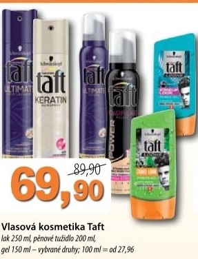 Lak na vlasy taft schwarzkopf