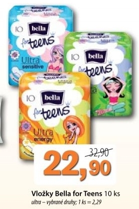 Vlozky bella for teens