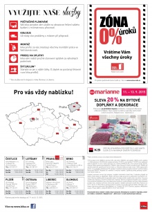 akční leták Kika nábytek 7.9.2015-20.9.2015