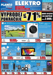 akční leták Planeo Elektro 9.9.2015-15.9.2015