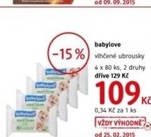 Ubrousky vlhcene detske babylove