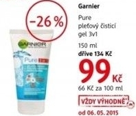 Gel pletovy cistici pure 3v1 garnier