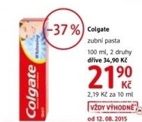Pasta na zuby colgate