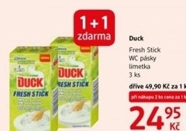 Wc blok gelove pasky fresh stick duck