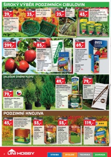 akční leták UNI HOBBY 10.9.2015-23.9.2015
