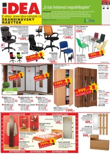 akční leták IDEA nábytek 15.9.2015-30.9.2015