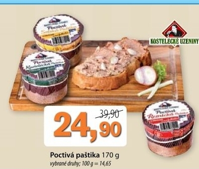 Pastika poctiva kostelecke uzeniny