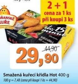 Kridla kureci smazena hot vodnanske kure