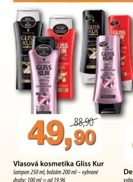 Sampon gliss kur schwarzkopf