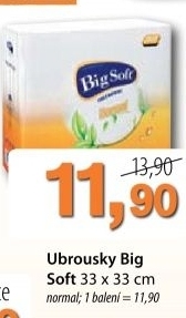 Ubrousky papirove normal big soft
