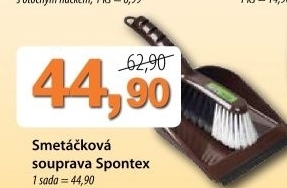 Smetacek a lopatka spontex