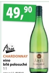 Vino chardonnay arie
