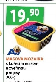Mozaika masova pro psy axi