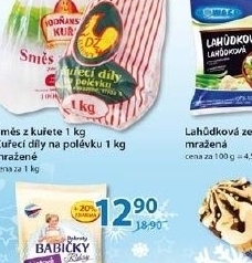 Smes z kurete polevkova mrazena vodnanske kure