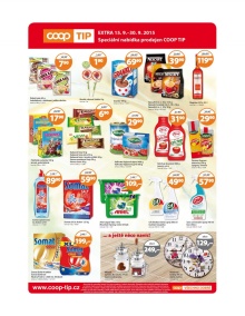 akční leták COOP 15.9.2015-30.9.2015