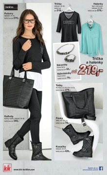akční leták Kik textil 16.9.2015-30.9.2015