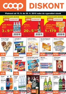 akční leták COOP 15.9.2015-30.9.2015