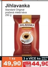 Kava mleta standard jihlavanka