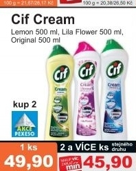 Cistici pisek cream cif