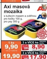 Mozaika masova pro psy axi