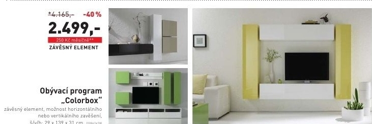 Colorbox, obývací program