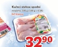 Stehna kureci spodni mrazena dz klatovy