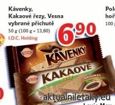 Oplatky kavenky sedita