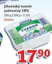 Tvaroh polotucny jihocesky madeta