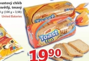 Chleb toustovy toast tip delta