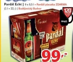 Pivo svetly lezak 11 echt pardal