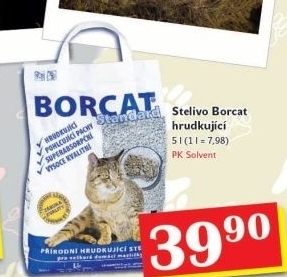 Stelivo pro kocky borcat