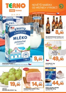 akční leták COOP 23.9.2015-29.9.2015