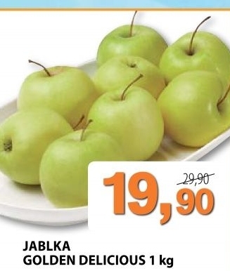 Jablka golden delicious