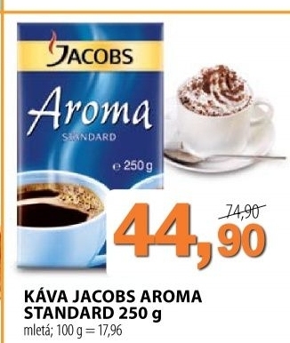 Kava mleta aroma standard jacobs