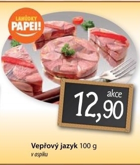 Jazyk veprovy v aspiku lahudky papei