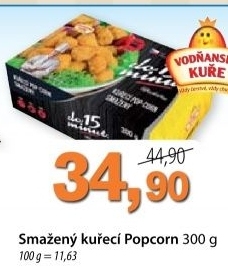Kousky kureci smazene pop corn vodnanske kure