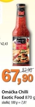 Omacka chilli sladka exotic food