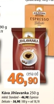 Kava mleta standard jihlavanka
